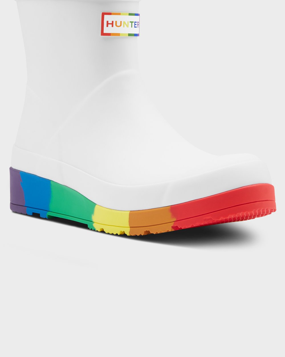Botas Play Hunter Feminina Branco - Original Pride Flatform Rain - 27VTFLOGM